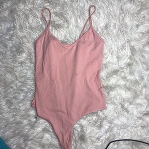 Pacsun pink tank top bodysuit
